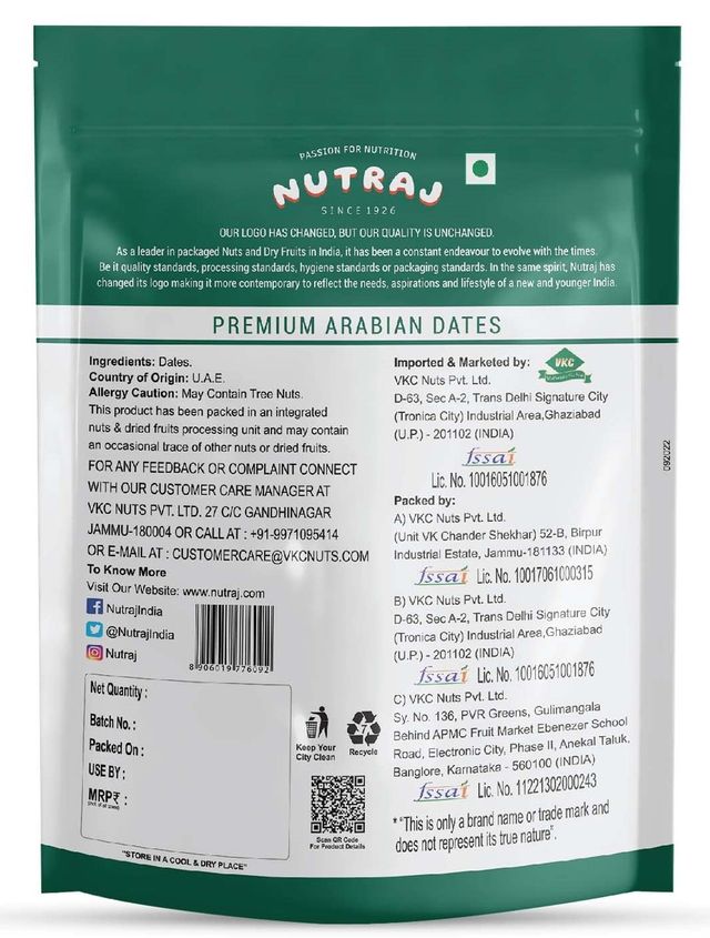 Nutraj Arabian Prenium Dates