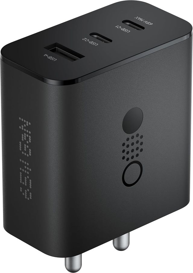 CMF by Nothing 65 W Gan 3 A Multiport Mobile Adaptor - Dark Grey