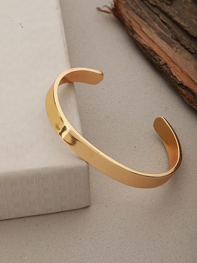 Aatmana Men Gold-Plated Wraparound Bracelet