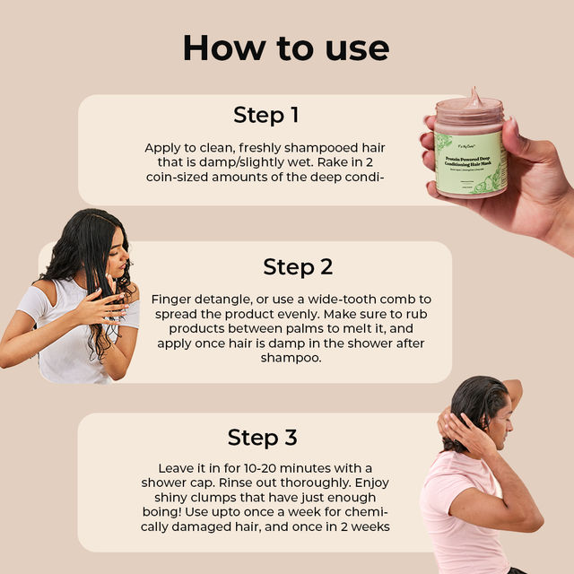 Fix My Curls Protein Powered Deep Conditioning Mask For Curly And Wavy Hair