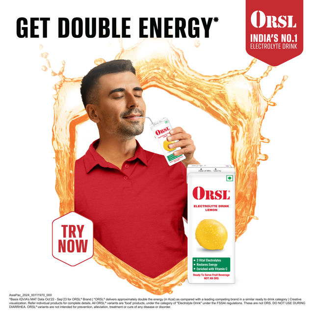 ORSL Lemon Drink with Electrolytes & Vitamin C 200 ml Combo