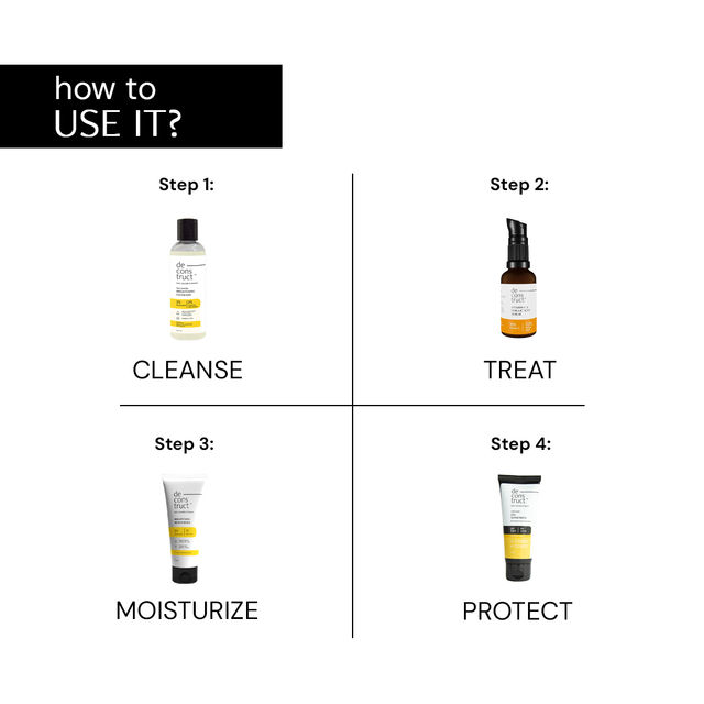Deconstruct 10% Vitamin C Serum with Ferulic Acid for Dark Spots & Even Skin Tone,For All Skin Types