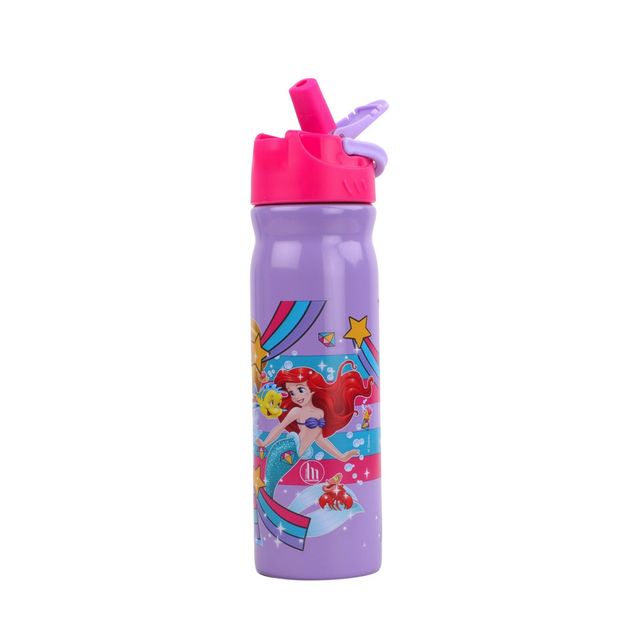 Disney Princess Sleek Straw Sipper Water Bottle With Handle.-Hmyxsb 88083-Pr - 500ml