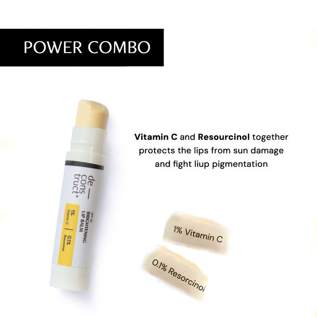 Deconstruct Brightening Lip Balm - 1% Vitamin C + 0.1% Resorcinol SPF 30