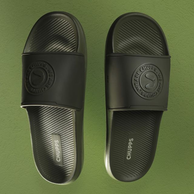 Chupps Tone Olive Men's Casual Slider - UK 6
