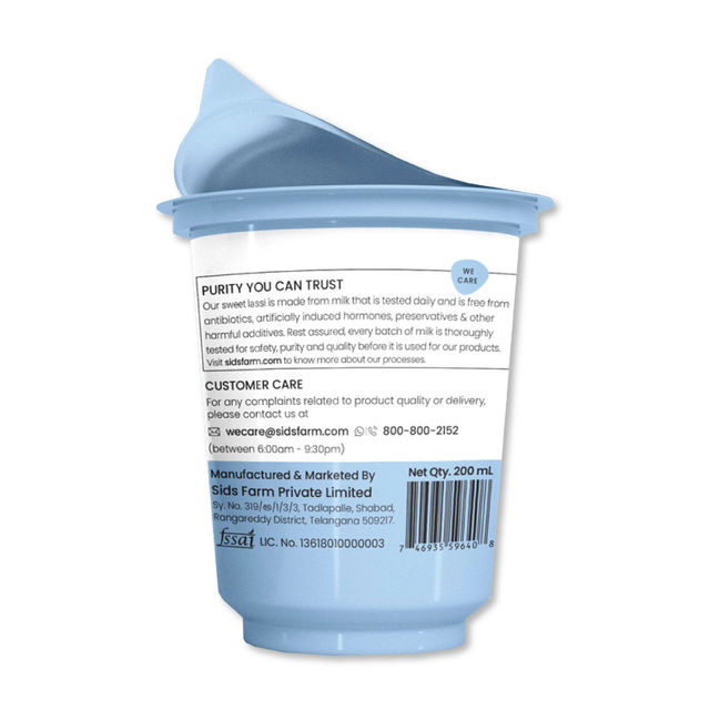 Sid's Farm Sweet Lassi 200 ml Combo