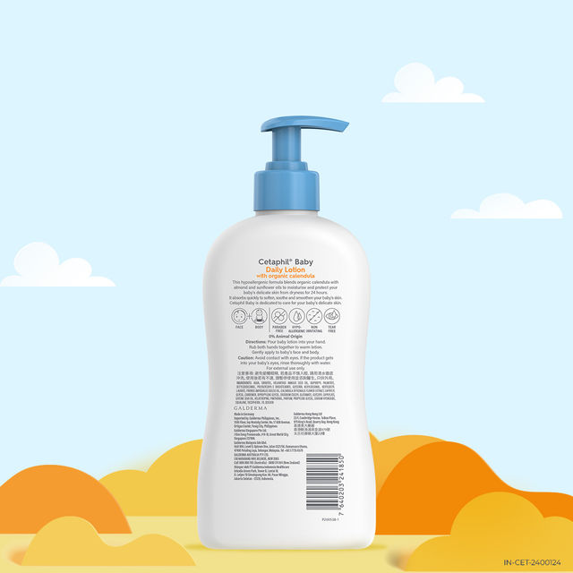 Cetaphil Daily Lotion With Calendula Baby For Kids | 0+ months