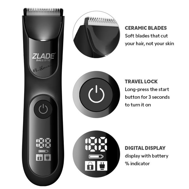 Zlade Ballistic Pro Signature Series | Milind Soman | Limited Edition Full-body Trimmer for Men