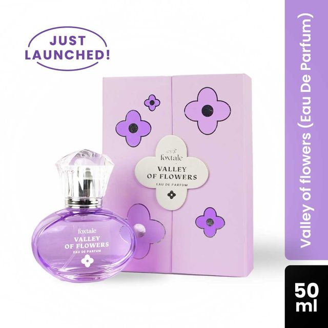 Foxtale Valley of Flowers Eau De Long Lasting Floral Perfume