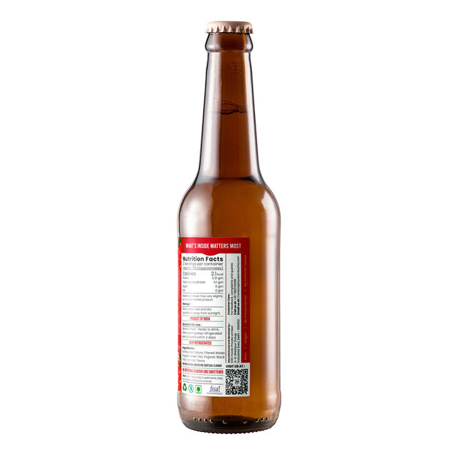 Toyo Kombucha Zero Sugar Strawberry Kombucha