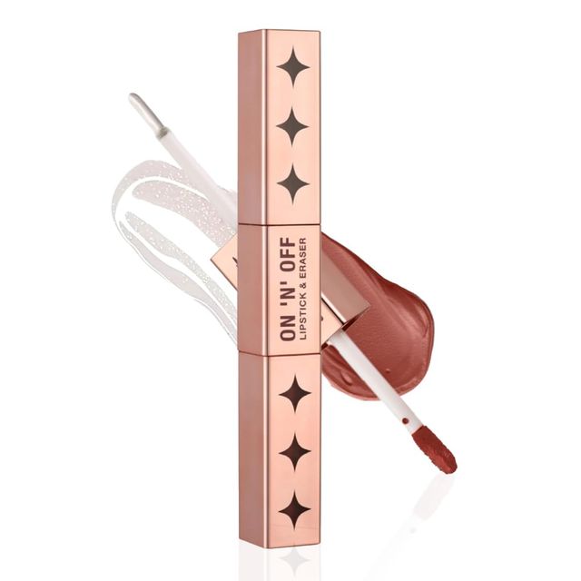 Typsy Beauty ON 'n' OFF Lipstick & Eraser 12 Hr Stay Creamy Matte Formula - Sip Happens
