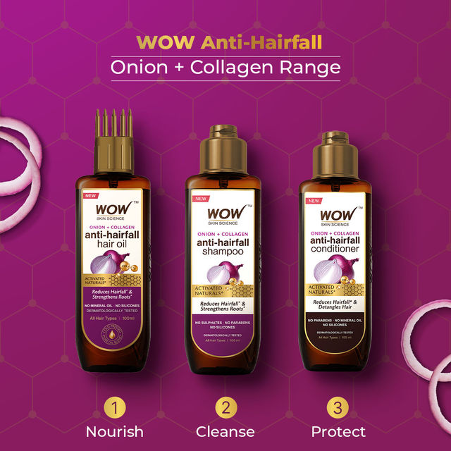 WOW Skin Science Onion Oil Shampoo 