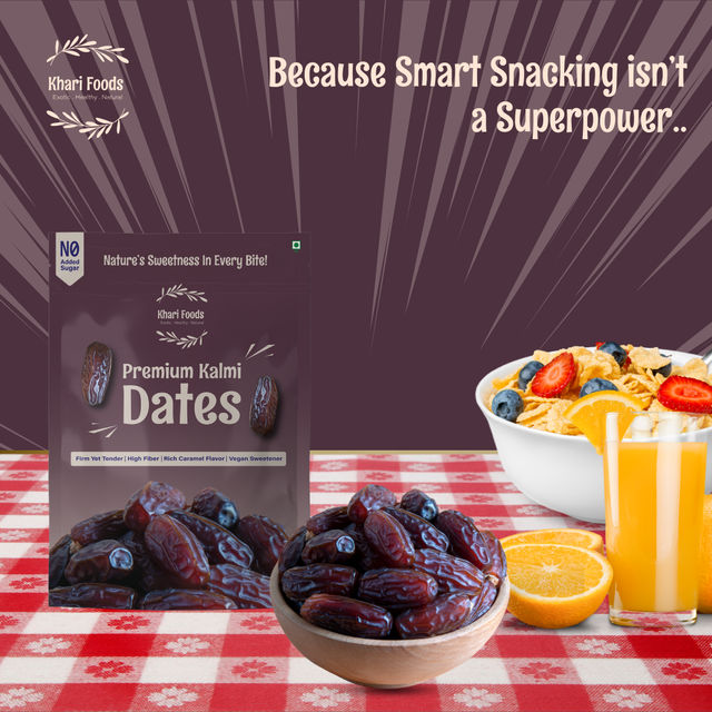 Mango Badami (Amba)(3pc), Watermelon Kiran(1pc) & Khari Foods Kalmi Dates(250gms) Combo