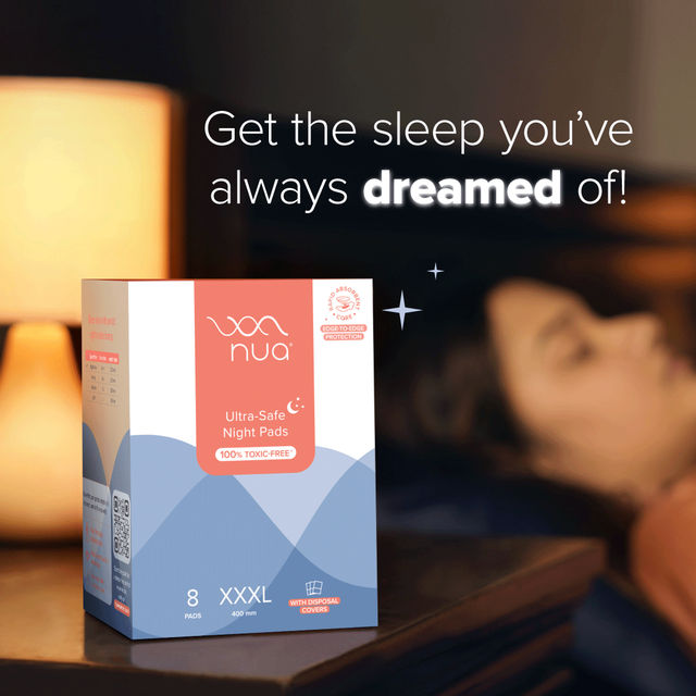 Nua Ultra-Safe Night XXXL Sanitary Pads | 400 mm