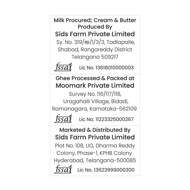 Sid's Farm Buffalo Ghee