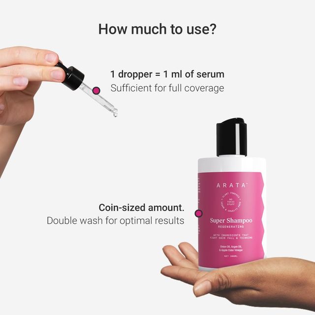 Arata Hair Growth Shampoo & Serum Everyday Combo