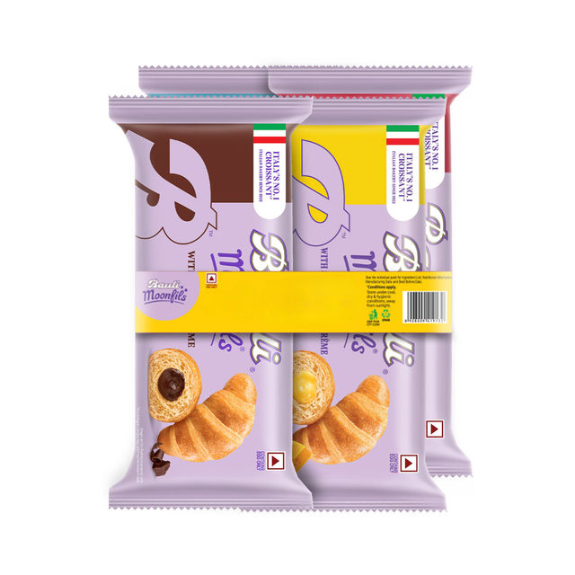 Bauli Moonfils Croissant Chocolate Combi (Pack Of 4)