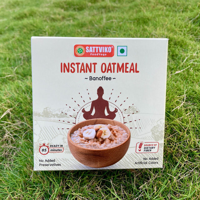 Sattviko Instant Oatmeal - Banoffee