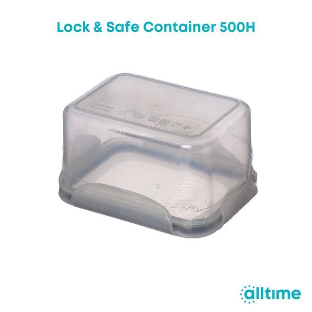 All Time Lock & Safe Storage Container, Airtight, (500 Ml) (Assorted Color)