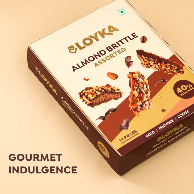 Loyka Almond Brittle Assorted (Classic,Coffee, Brownie) 203 g Combo