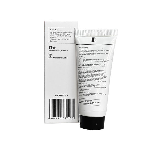 Deconstruct Oil-Free Moisturizer For Oily Skin - 3% Nmf Complex + 0.2% Panthenol