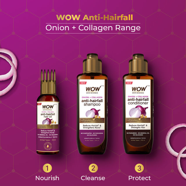 WOW Skin Science Onion Oil with Comb