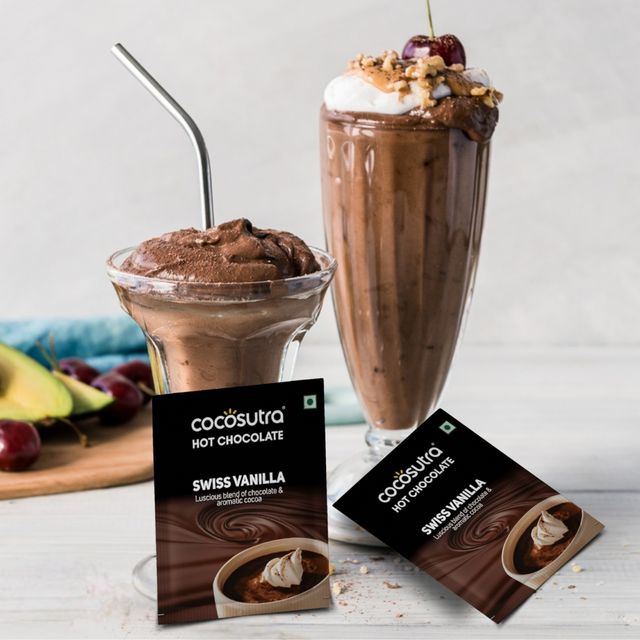 Cocosutra Swiss Vanilla Hot Chocolate Mix, makes 8 cups