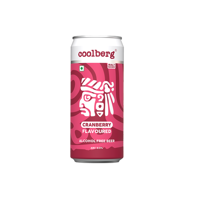 Coolberg Cranberry Non Alcoholic Beer Can 300 ml Combo