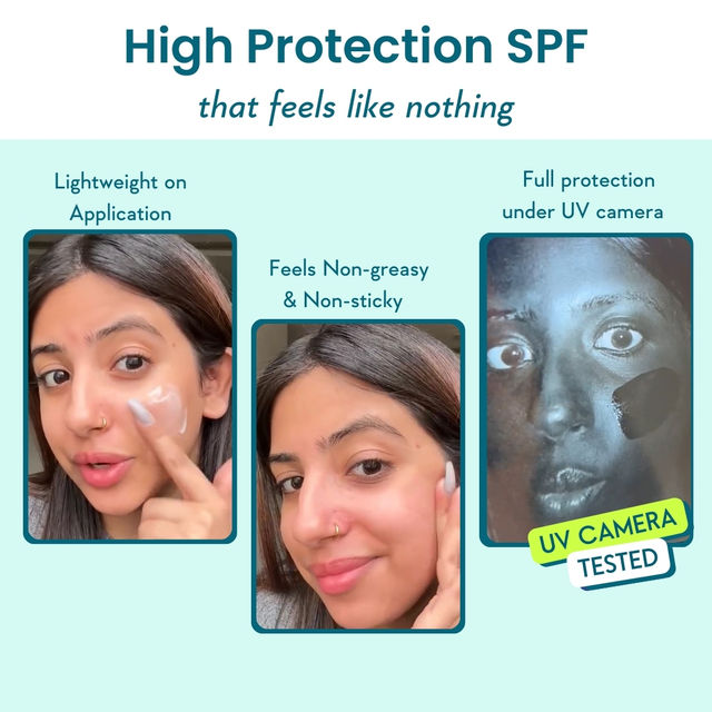 Wishcare Niacinamide Oil Balance Spf50 Light  Matte Fluid Sunscreen With Oats (50g) & Wishcare Ceramide Tinted Lip Balm With Spf50 Pa+++ (5g) Combo