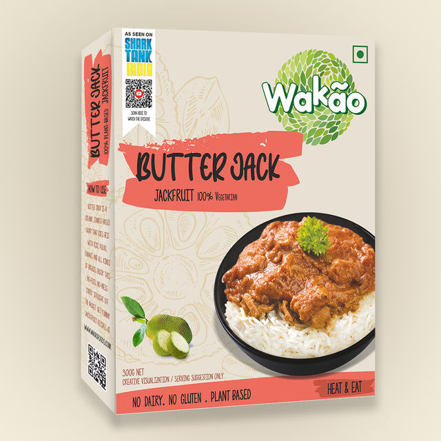 Wakao Butter Jack | Rich & Creamy Jackfruit Delight | Ready to Eat | Zero Preservatives