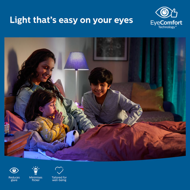 Philips 12Watt Led Bulb |Acebright High Wattage Led Bulb|: Light Bulb| Crystal White | B22 Base Holder