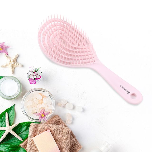 Midazzle Premium Classic Pink 3D Hair Brush M320 Mihb0014