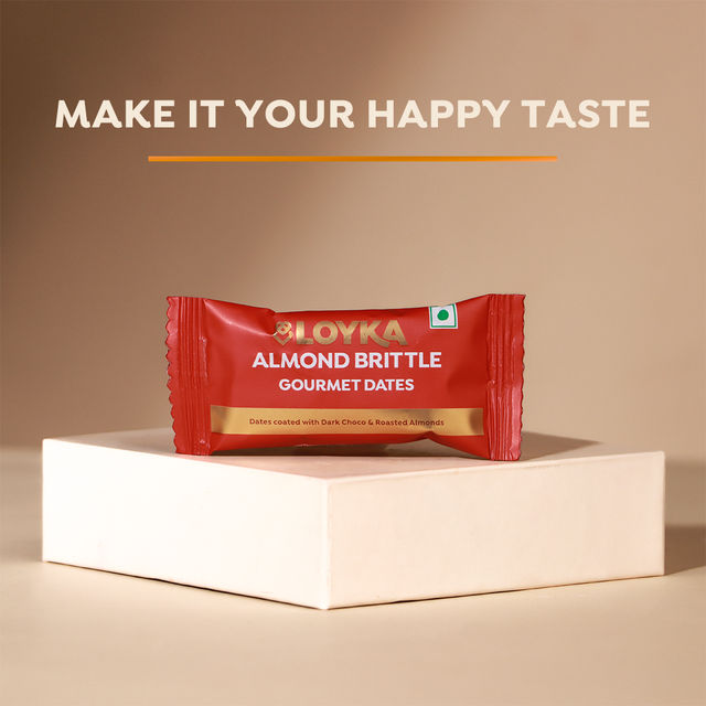 Loyka Almond Brittle Gourmet Dates Box 100 g Combo