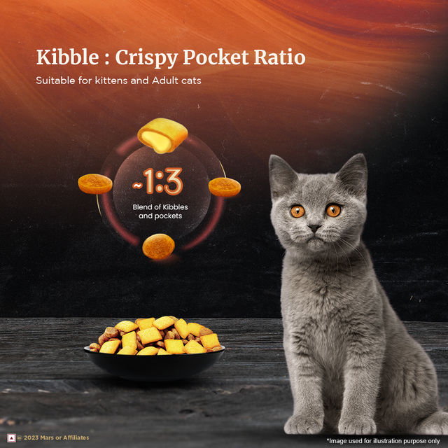 Sheba Kitten and Adult Chicken Flavour Dry Cat Food