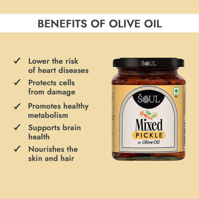 ADF Soul Mixed Pickle In Olive Oil