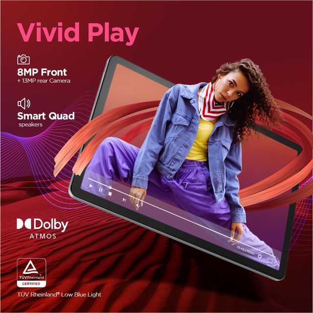Lenovo Tab M11|11 inch|90 Hz 400 nits Display|8GB RAM|128GB ROM|Quad Speakers|Wi-Fi|Seafoam Green