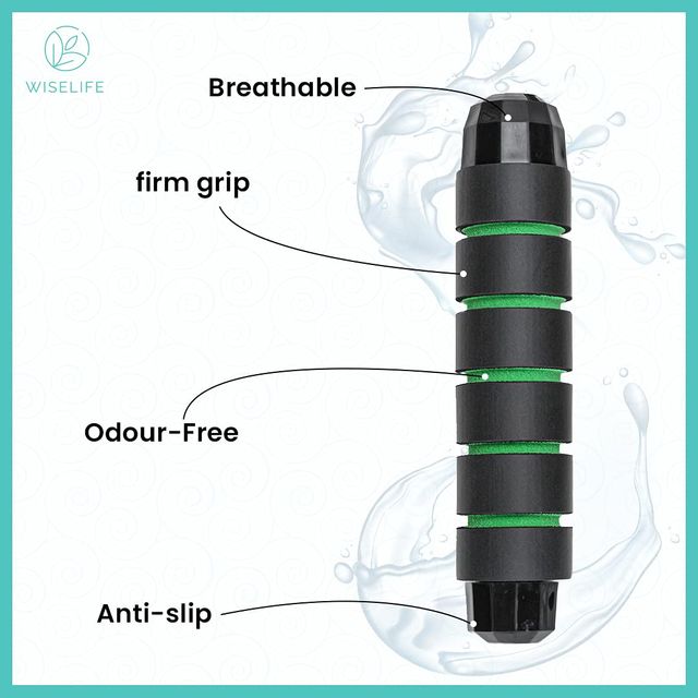 Wiselife Skipping Rope- Green Black