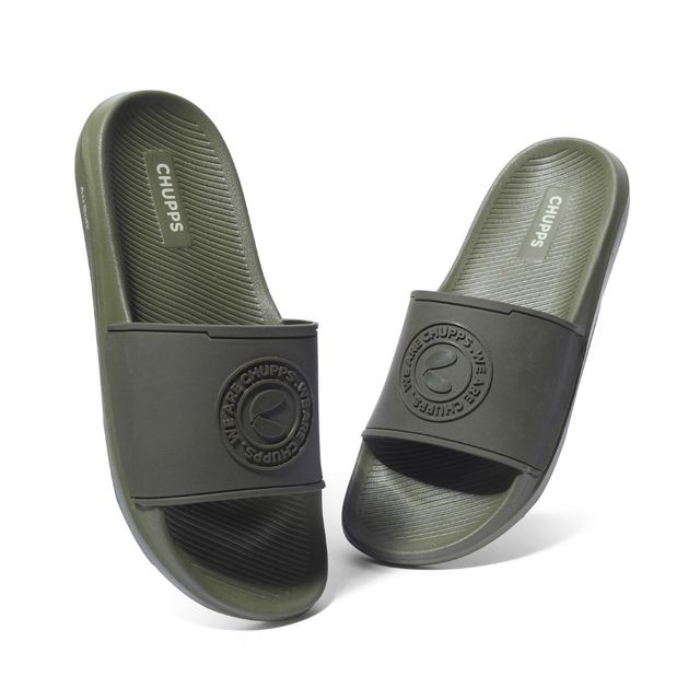 Chupps Tone Olive Men's Casual Slider - UK 6