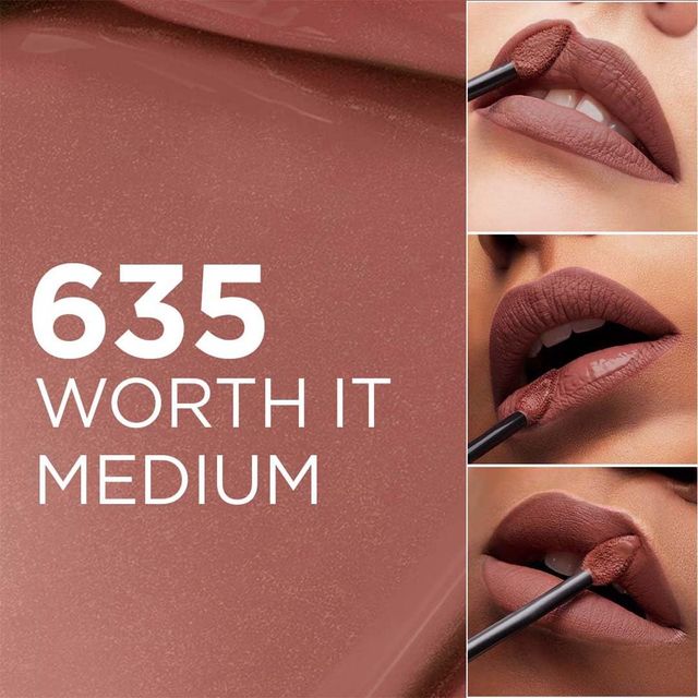 L'Oreal Paris Infallible Matte Resistance Liquid Lipstick - 635 Worth It Medium