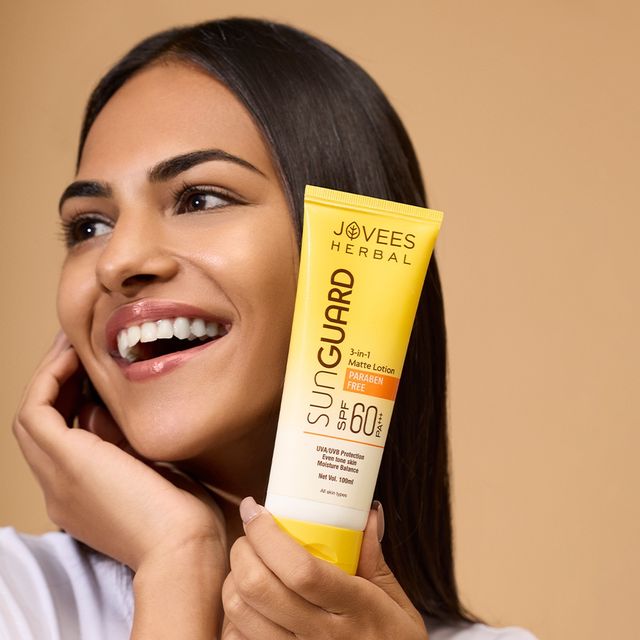 Jovees Herbal De-Tan & Sun Guard Lotion SPF 60 PA++++ Combo