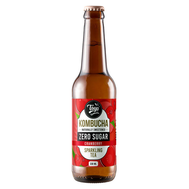 Toyo Kombucha Zero Sugar Cranberry Kombucha