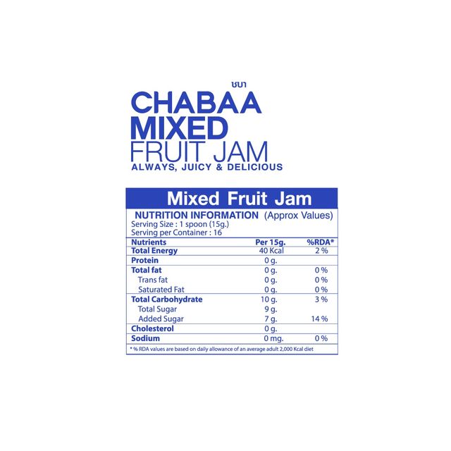 Chabaa Mixed Fruit Jam