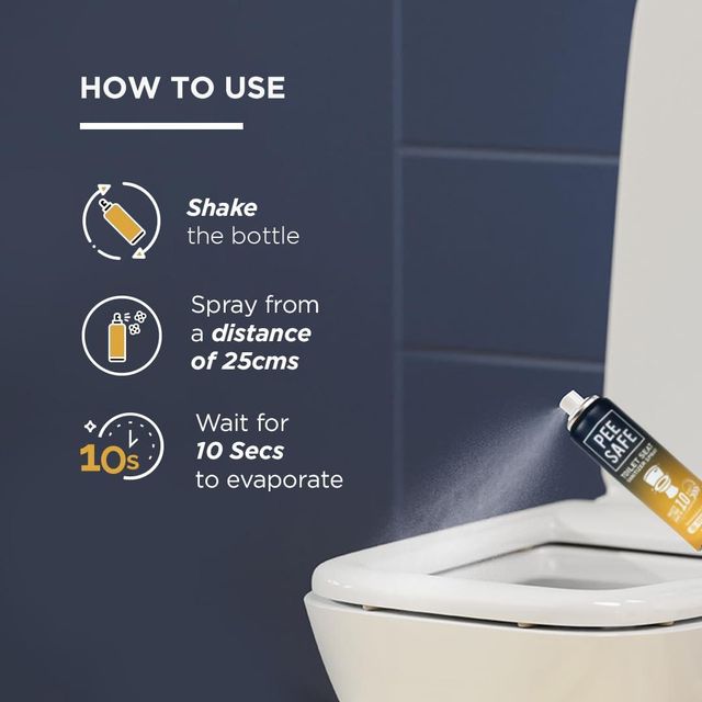 Pee Safe Toilet Seat Sanitizer (Citrus)