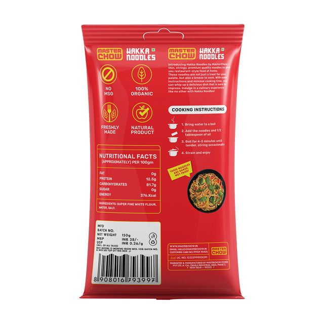 MasterChow -Stick Noodles Hakka