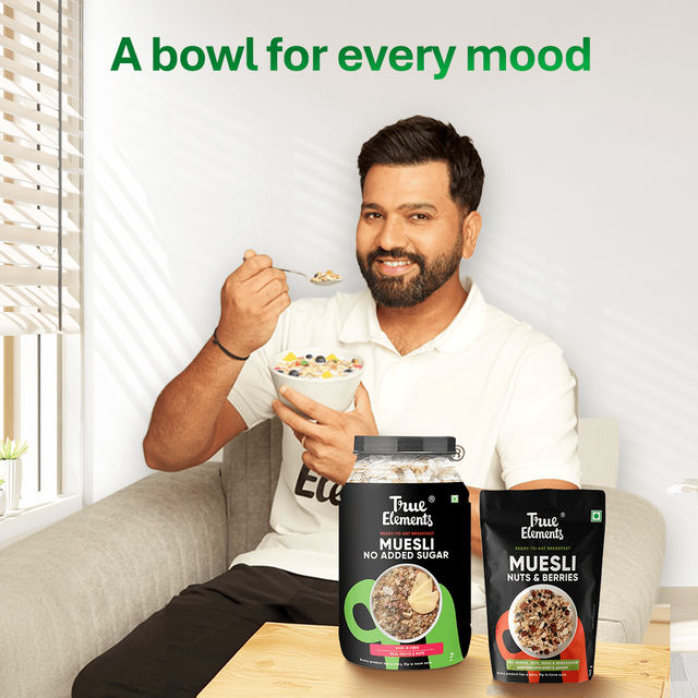 True Elements Quinoa  - Diet Food(1kg) & True Elements Muesli Fruit And Nuts(1kg) Combo