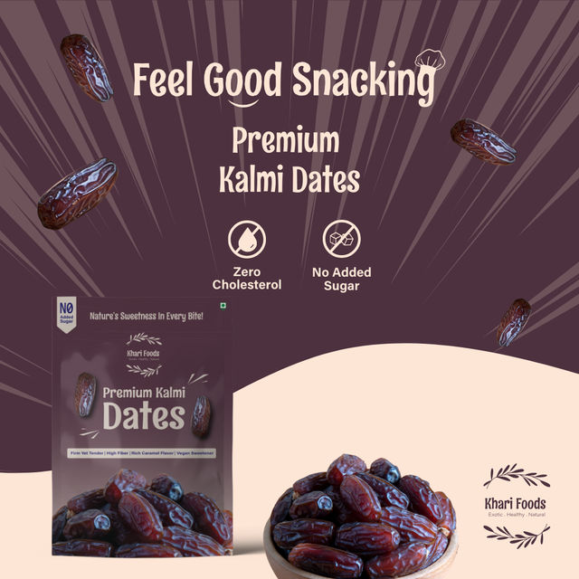 Mango Badami (Amba)(3pc), Watermelon Kiran(1pc) & Khari Foods Kalmi Dates(250gms) Combo