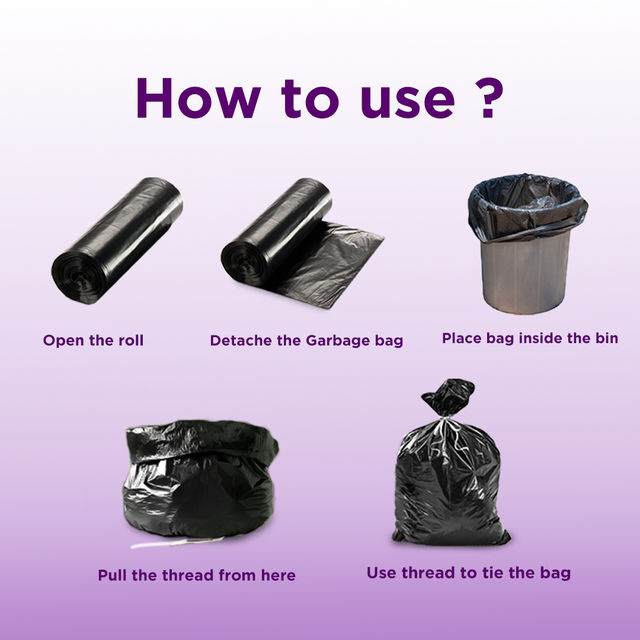 Ezee Small Garbage Bags 17 x 19 Inch