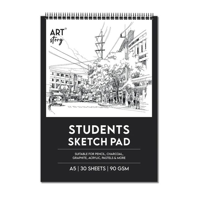 Itsy Bitsy Student Sketch Book Top Wiro With Hanger A5 90gsm 30 Sheets Sw as