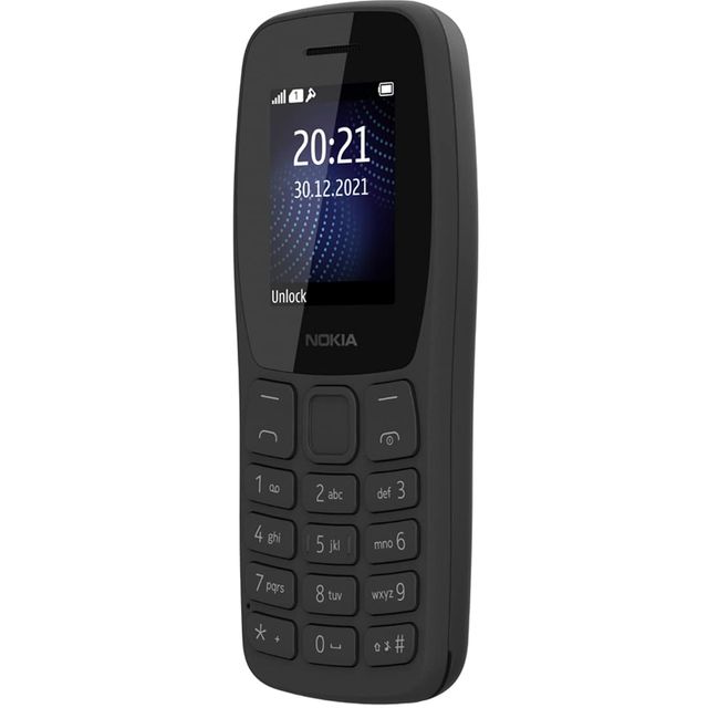 Nokia 105 Classic Single Sim Keypad Mobile | 1.7" Display | 800mAh Battery | Built in UPI | Charcoal