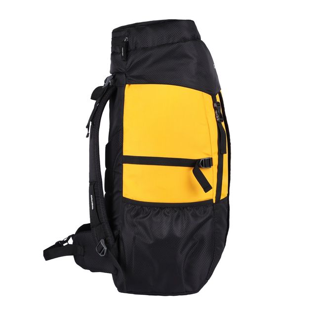 Gear Unisex Polyester 45 L Rucksack | Black and Yellow - M